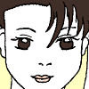 For the second button, Storage, I chose Chun Li, both because she's the second most important character to me in my "Holy Trinity" of female characters that have inspired me, but also because I felt the pale yellow background would contrast nicely with her blue qipao.  I don't remember which image I based this off if, but if you type "Patrick Nagel" into Google Image Search you'll probably find it.