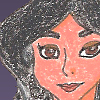 I'm glad that the last (well, unless I get inspired to do some of the less frequently included Disney princesses, like Pocahontas, Mulan, and Tiana) image I did of the Disney Princesses in period gowns turned out to be one of if not my best.  Jasmine's skin color was incredibly difficult to match, but I thought her eyes came out well.  The only problem is that The Little Mermaid, Aladdin, and Beauty and the Beast all came out within a year of each other, so there isn't much variation between their dresses.  And I totally didn't do this on purpose, but I think it's neat that the first, third, and fifth princesses are in profile, while the second, fourth, and sixth are head-on.